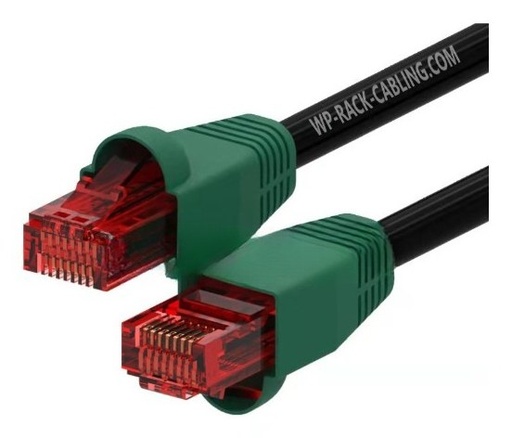 [WPC-PAT-6U020BL-O] WPC-PAT-6U020BL-O cable de red Negro, Verde, Rojo 2 m Cat6 U/UTP (UTP)