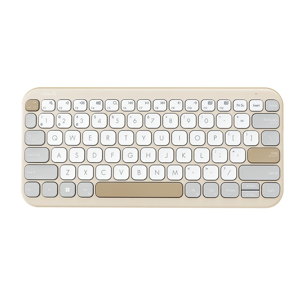 [90XB0880-BKB210] Marshmallow Keyboard KW100 teclado Hogar Bluetooth QWERTY Español Beige
