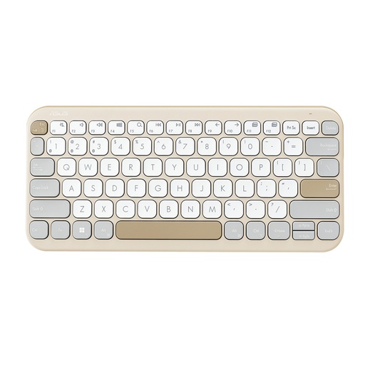 [90XB0880-BKB210] Marshmallow Keyboard KW100 teclado Hogar Bluetooth QWERTY Español Beige