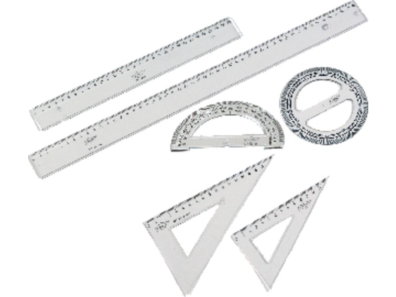 FBO REGLA PLANA TRANSPARENTE 40CM 41140