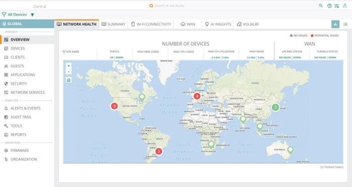 [R6V05AAE] Aruba Networking Central On-Premises Switch Class3 Advanced 5-year Subscription E-STU