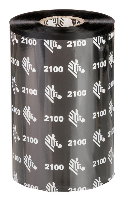 2100 Wax cinta térmica 450 m Negro