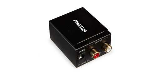 [FO-37DA] FO-37DA convertidor de audio Negro