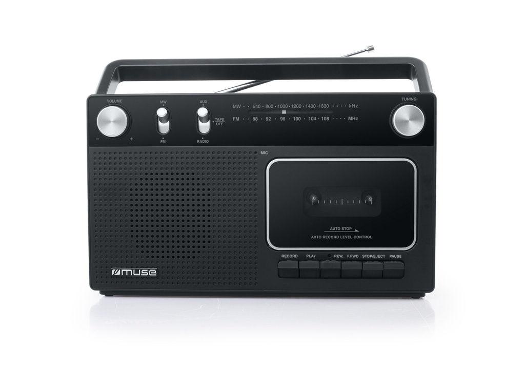 [M-152 RC] M-152 RC tocadisco Tocadiscos de tracción directa Negro