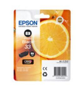 [C13T33414010] Oranges Singlepack Photo Black 33 Claria Premium Ink