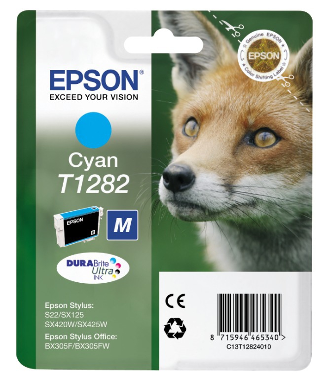 Fox Singlepack Cyan T1282 DURABrite Ultra Ink