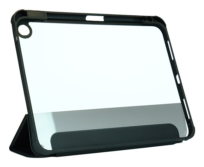 060021 funda para tablet 27,9 cm (11") Libro Negro, Transparente
