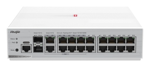 [RG-SF2920-16GT2MG2XS-P] RG-SF2920-16GT2MG2XS-P switch 2U Blanco