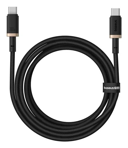 [P10377803U01-02] P10377803U01-02 cable USB USB 2.0 2 m USB C 0,48 Gbit/s 100 W Negro, Oro