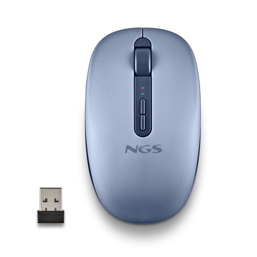 [NGS-MOUSE-1443] FOG DUAL BLUE ratón Universal Ambidextro RF Wireless + Bluetooth 1600 DPI