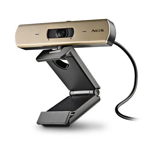 [NGS-WEBCAM-0073] XPRESSCAM 4000 cámara web 12 MP 3840 x 2160 Pixeles USB 2.0 Negro, Oro