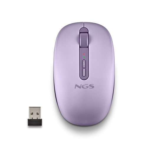 [NGS-MOUSE-1445] FOG DUAL PURPLE ratón Universal Ambidextro RF Wireless + Bluetooth 1600 DPI
