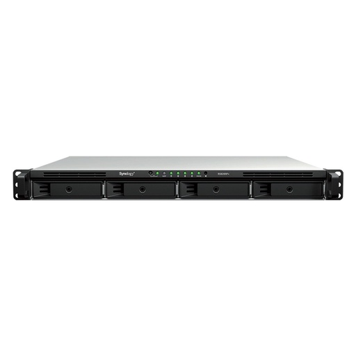 [RS826RP+] RackStation RS826RP+ servidor de almacenamiento NAS Bastidor (1U) AMD Ryzen V1500B 4 GB DDR4 0 TB DiskStation Manager Negro, Gris