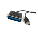 Cable de 1,8m Adaptador de Impresora Paralelo Centronics a USB A