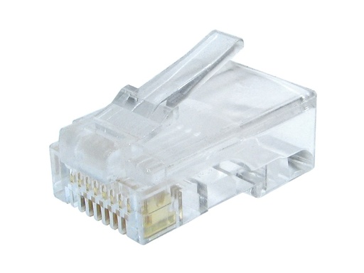 [LC-8P8C-002/50] LC-8P8C-002/50 conector RJ-45 Transparente