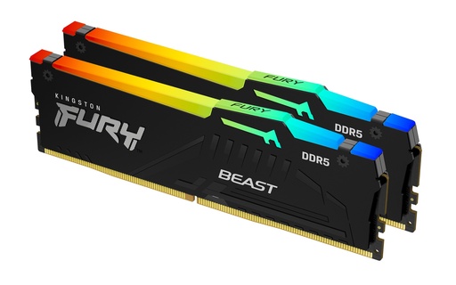 [KF552C40BBAK2-16] FURY Beast 16 GB 5200 MT/s DDR5 CL40 DIMM (Kits de 2) RGB