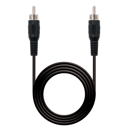 [10.24.0405] 10.24.0405 cable de audio 5 m RCA Negro