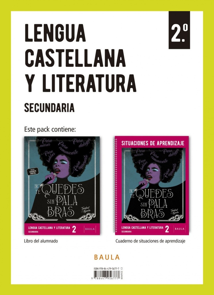 LENGUA CASTELLANA 2ºESO 26 + CUADERNO FANFEST