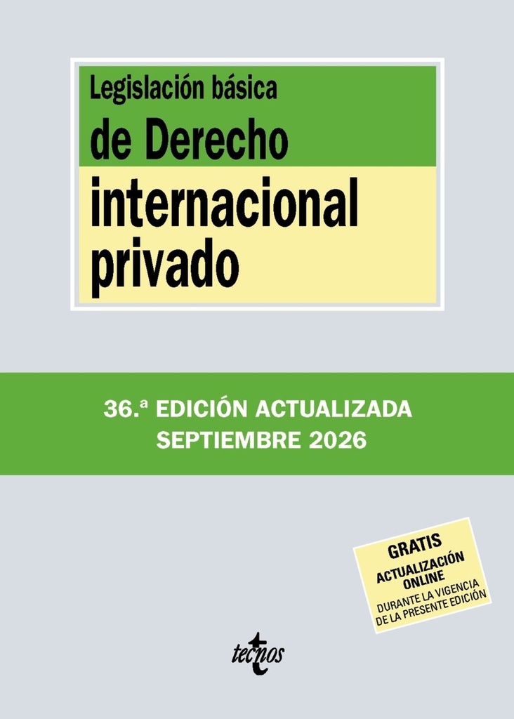 Legislación básica de Derecho Internacional privado