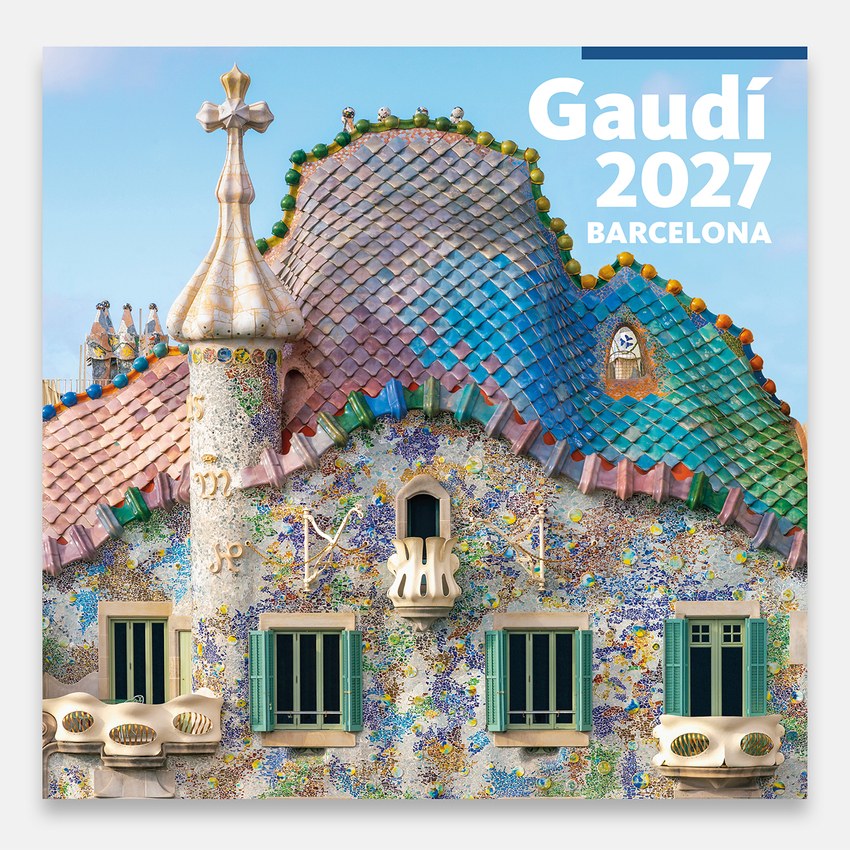 Cal. 2027 pared (30x30 cm) Gaudí-1 A (Batlló)