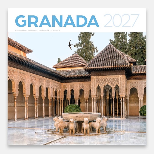 Cal. 2027 pared (30x30 cm) Granada y la Alhambra