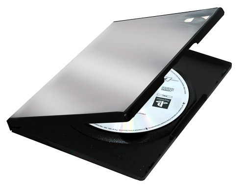 [83357] 83357 funda para discos ópticos Funda de DVD 1 discos Negro