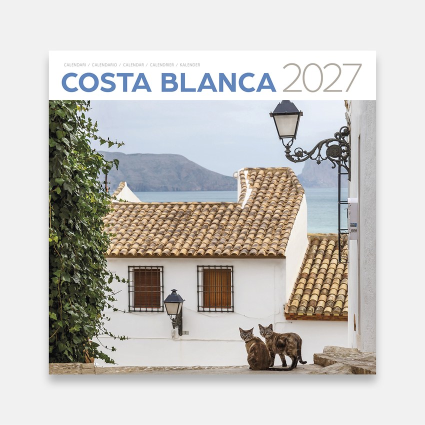 Cal. 2027 Pared(16x16cm)Costa Blanca-B (Moraira)
