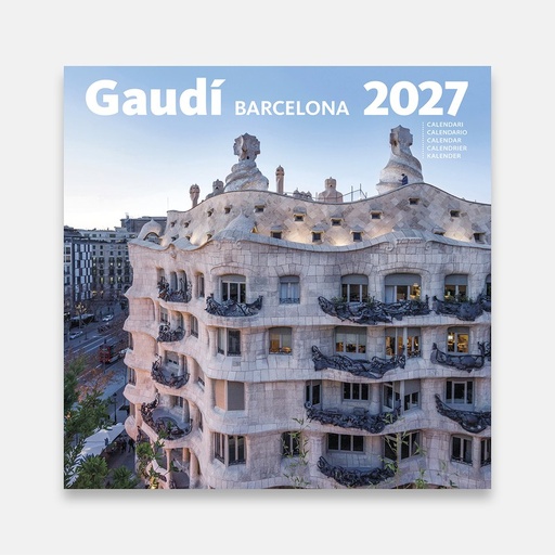 Cal. 2027 Pared(16x16cm)Gaudí-2B (Pedrera)