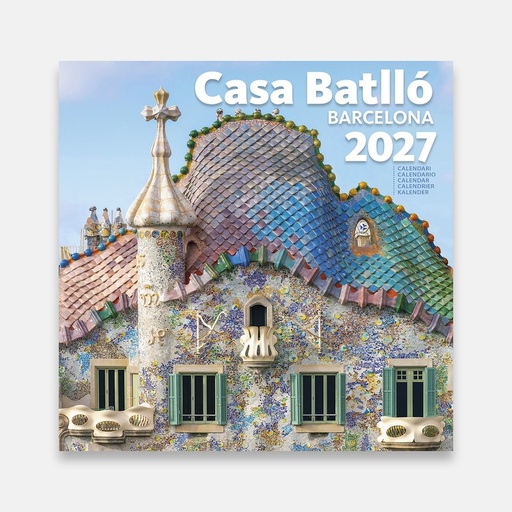 Cal. 2027 Pared(16x16cm)Casa Batló