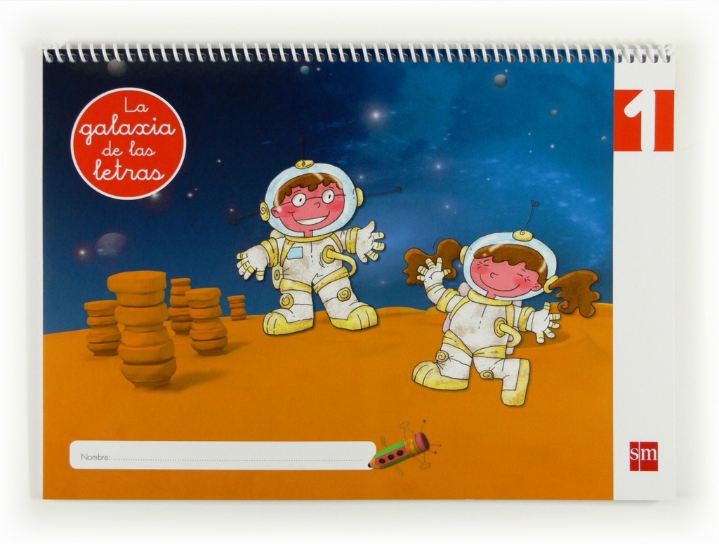 LECTOESCRITURA PAUTA 3 AÑOS NIVEL 1 GALAXIA DE LAS LETRAS
