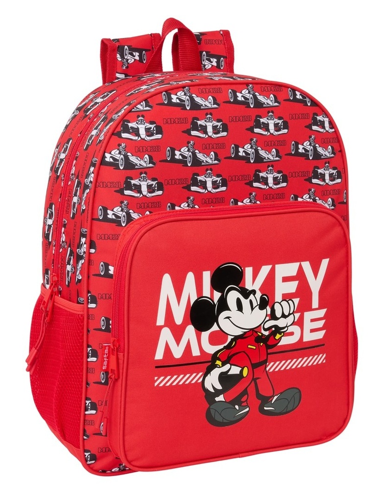 MOCHILA ADAPTABLE A CARRO MICKEY &amp;FRIENDS RACING 33x42x14cm