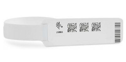 Z-Band Direct Rojo, Blanco Pulsera de hospital