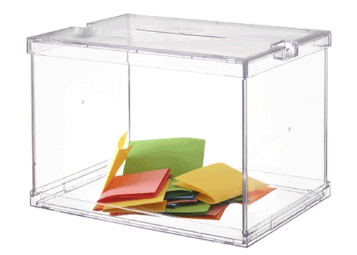[6158 CS TP] 6158 CS TP caja para dinero en efectivo Metacrilato Transparente