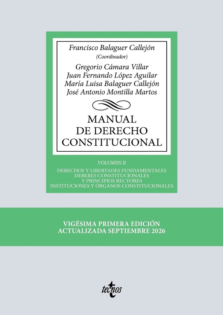 Manual de Derecho Constitucional