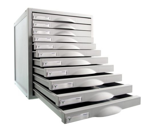 [8211C GS] 8211C GS cajonera para oficina Gris