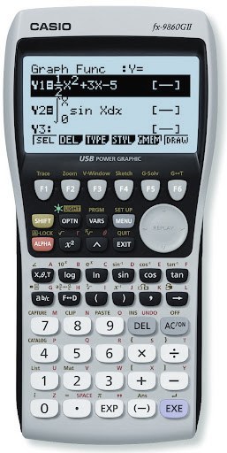 [FX-9860GII] ?FX-9860GII calculadora Escritorio Calculadora gráfica Negro, Gris