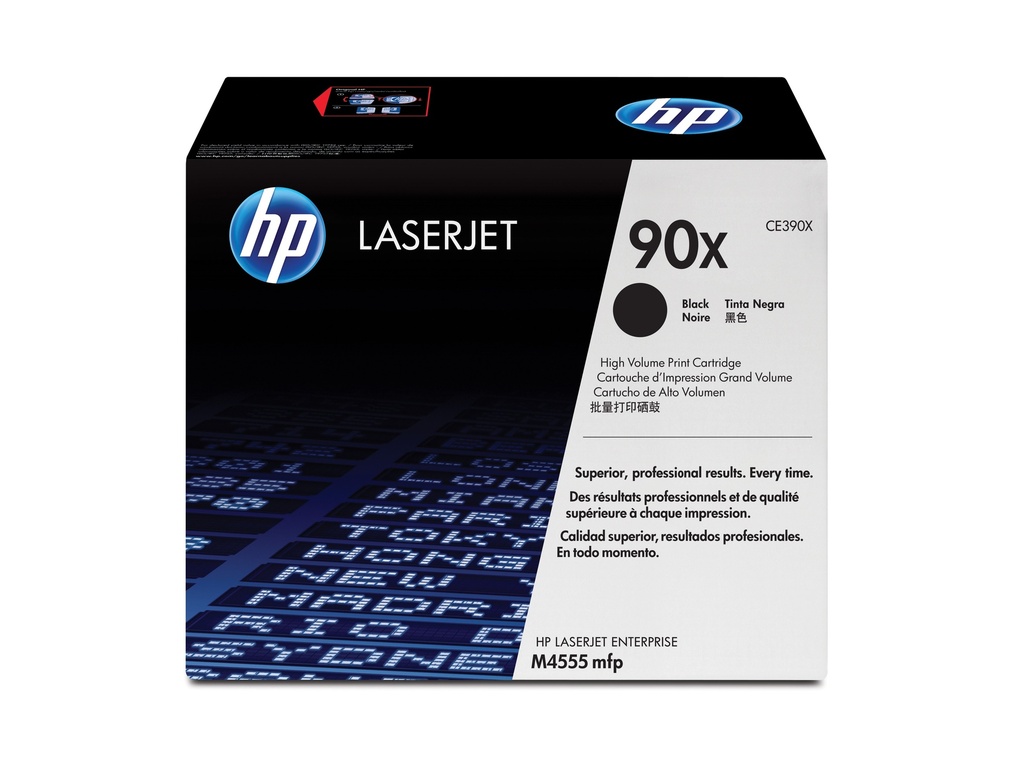 Cartucho de tóner original LaserJet 90X de alta capacidad negro