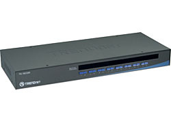 [TK-1603R] 16-Port USB/PS/2 Rack Mount KVM Switch interruptor KVM Montaje en rack Negro