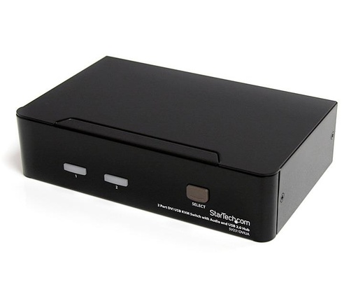 [SV231DVIUA] Conmutador Switch KVM - 2 puertos USB 2.0 - Audio Vídeo DVI