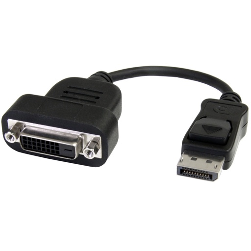 [DP2DVIS] Adaptador Conversor de Vídeo DisplayPort DP a DVI - 1920x1200 - Activo