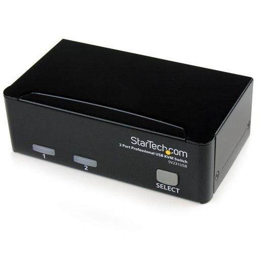 [SV231USBGB] Conmutador Switch Profesional KVM 2 Puertos Vídeo VGA - USB - Hasta 1920x1440