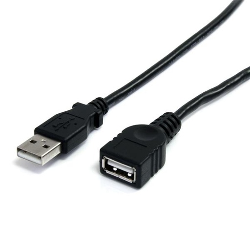 [USBEXTAA6BK] Cable de 1,8m de Extensión Alargador USB 2.0 - Macho a Hembra USB A - Extensor