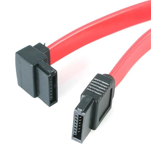 [SATA12LA1] Cable Serial ATA SATA a SATA Acodado a la Izquierda - 12 pulgadas