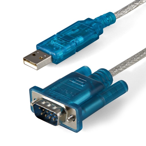 [ICUSB232SM3] Cable Adaptador 0,9m USB a Puerto Serie Serial RS232 DB9 PC Mac Linux