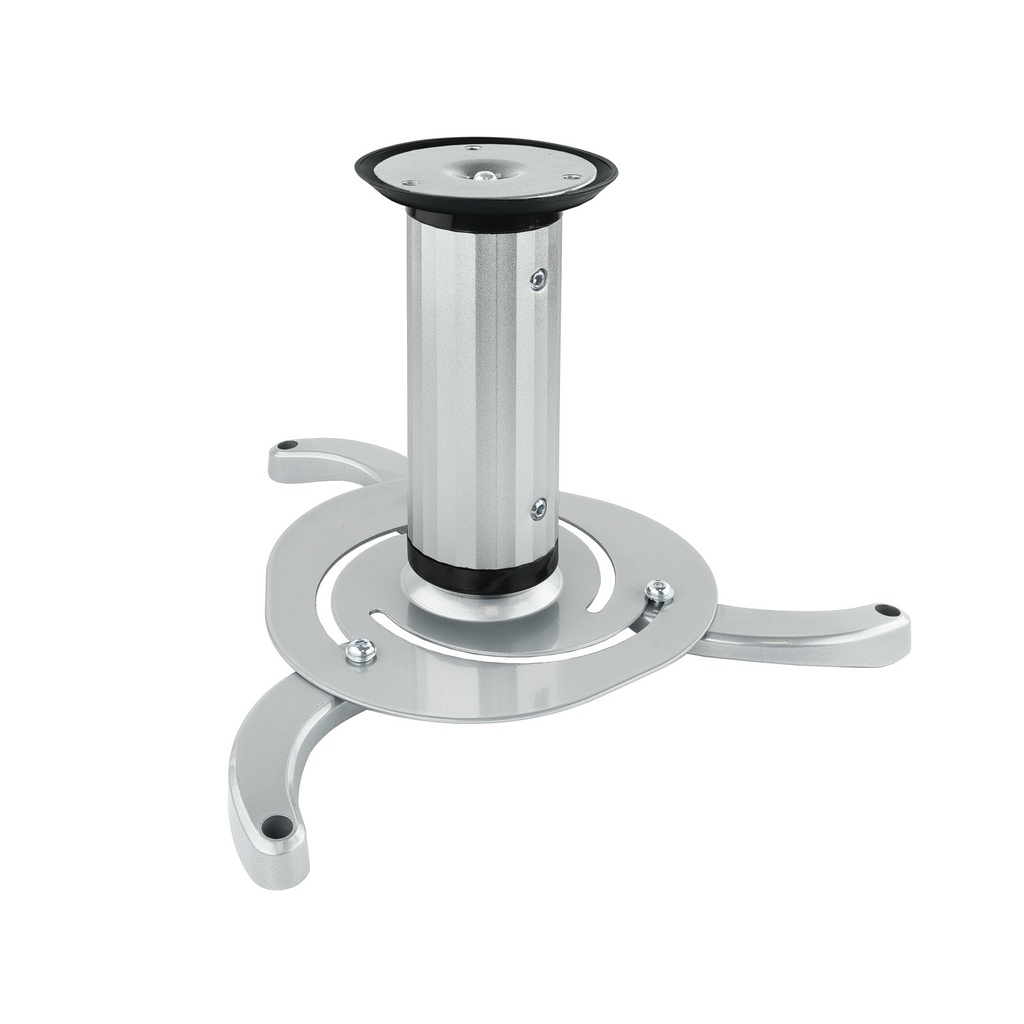 SOPORTE UNIVERSAL DE TECHO GIRATORIO 360º PARA PROYECTOR PLATA