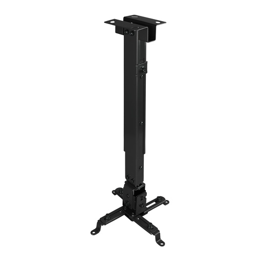 [PJ2012T-B] SOPORTE UNIVERSAL INCLINABLE DE TECHO PARA PROYECTOR NEGRO