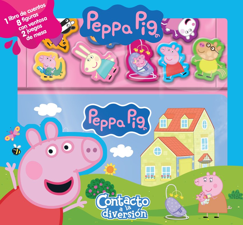 Peppa Pig (Libro+Juego de mesa) (Contacto a la diversión)