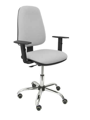 [17CPBALI40B10] Silla Socovos bali gris claro brazos regulables