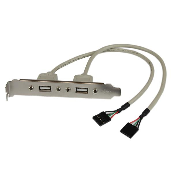 Adaptador de Placa USB A Hembra de 2 puertos