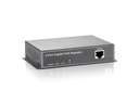 Repetidor PoE Gigabit, 2 puertos, Cascade
